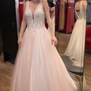 Pale Pink Prom Dress